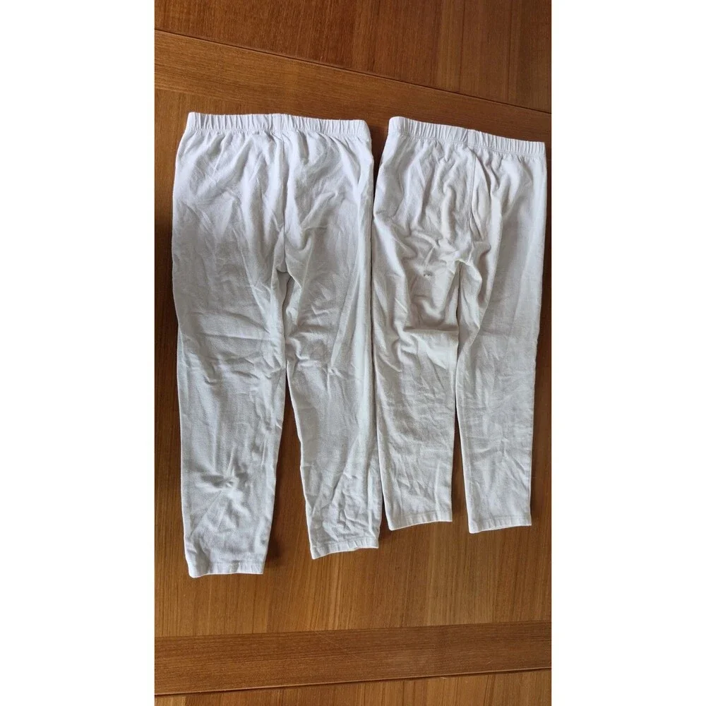 Gap Girl's White Capri Pair Of Pants Lot Size 10 READ Description